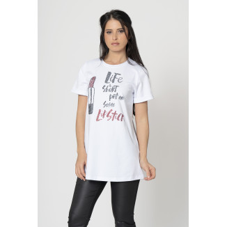 T-shirt in cotone  donna - estetiste e parrucchieri