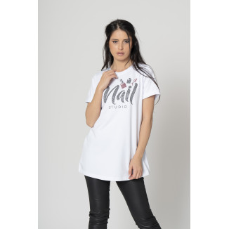 T-shirt in cotone  donna - estetiste e parrucchieri