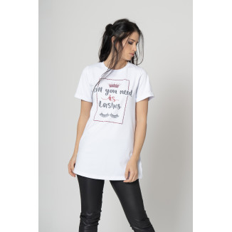 T-shirt in cotone  donna - estetiste e parrucchieri