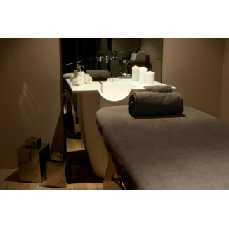 Telo in spugna di cotone per lettino  - spa, centri estetici e centri benessere
