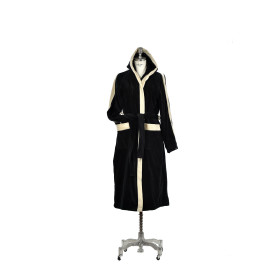 Accappatoio in velour bicolor