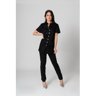 Casacca in cotone personalizzabile donna - estetiste e parrucchieri