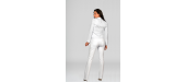 Giacca donna in cotone elasticizzato personalizzabile - spa, centri estetici, estetiste e parrucchieri