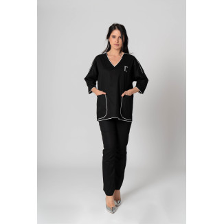Casacca in cotone personalizzabile donna - parrucchiere e estetiste