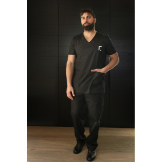 Casacca Uomo  in cotone per operatore della bellezza e del benessere